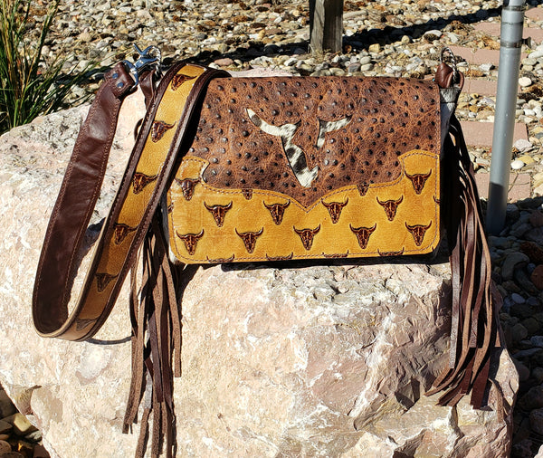 Upcycled Louis Vuitton Cowhide