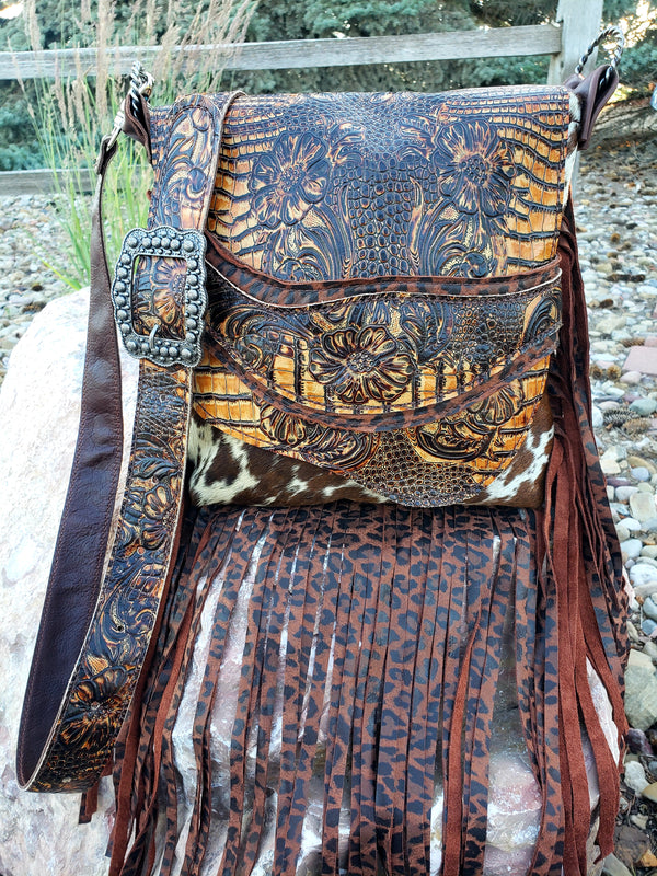 Butch Cassidy Leopard Pollyanna Crossbody Bag