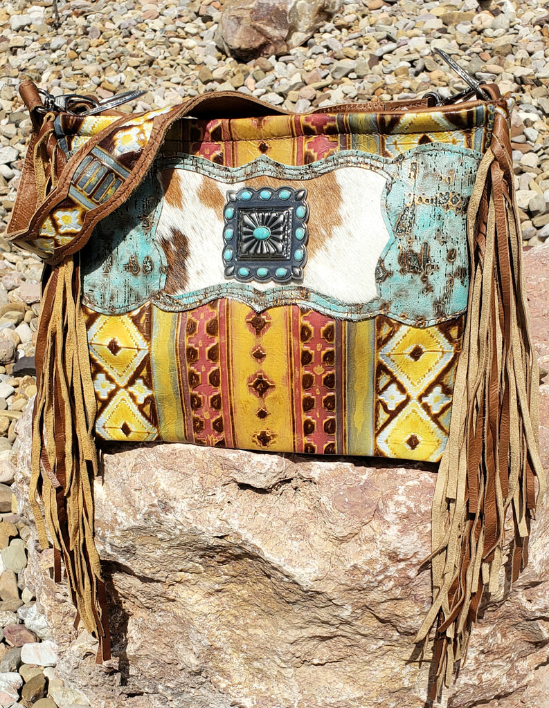 Arizona Sunset Navajo Tote Shoulder Bag – Wild Lace Beadwork