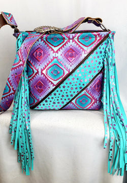 Star Aztec Crossbody Bag