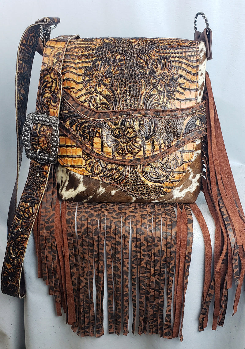 Spicy Butch Cassidy Leopard Pollyanna Crossbody Bag