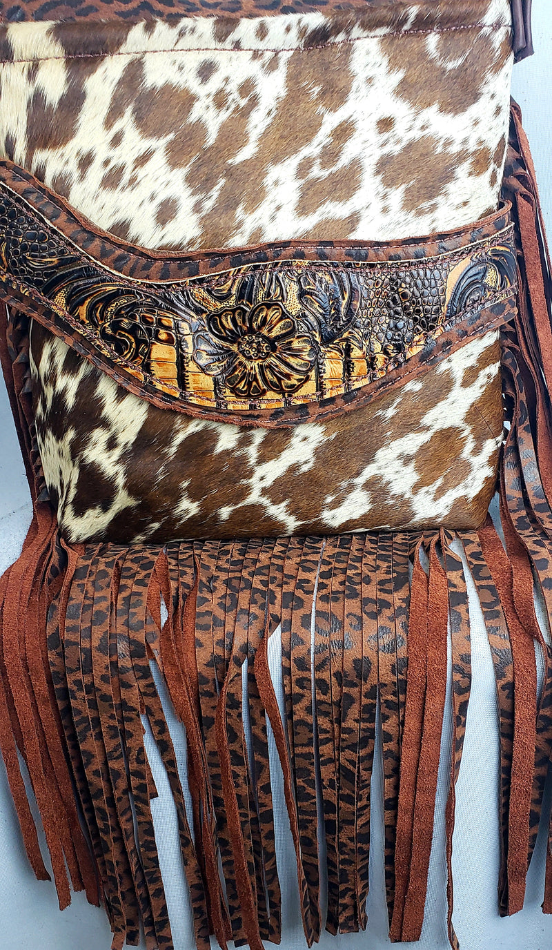 Spicy Butch Cassidy Leopard Pollyanna Crossbody Bag