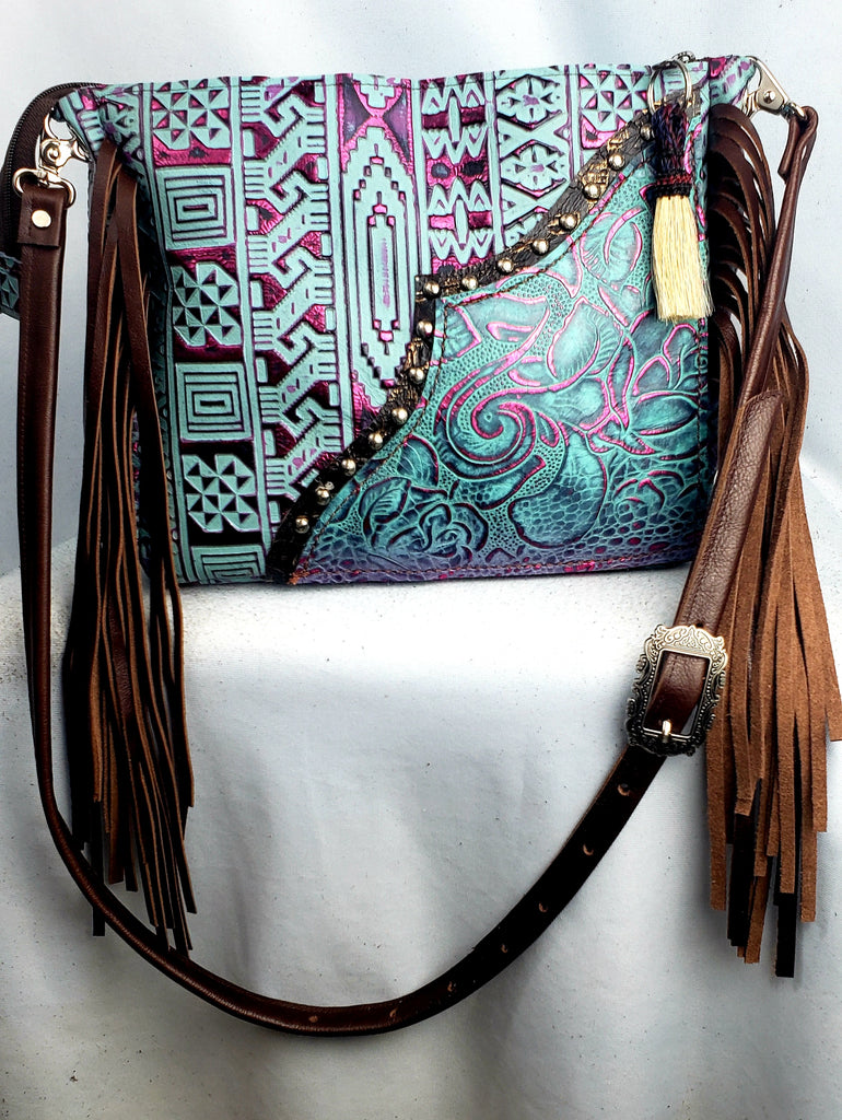 ★ raju★ Wai Bag_Dusty Rose Rio Rose Indios Desert Style Crossbody Bag – Wild Lace Beadwork