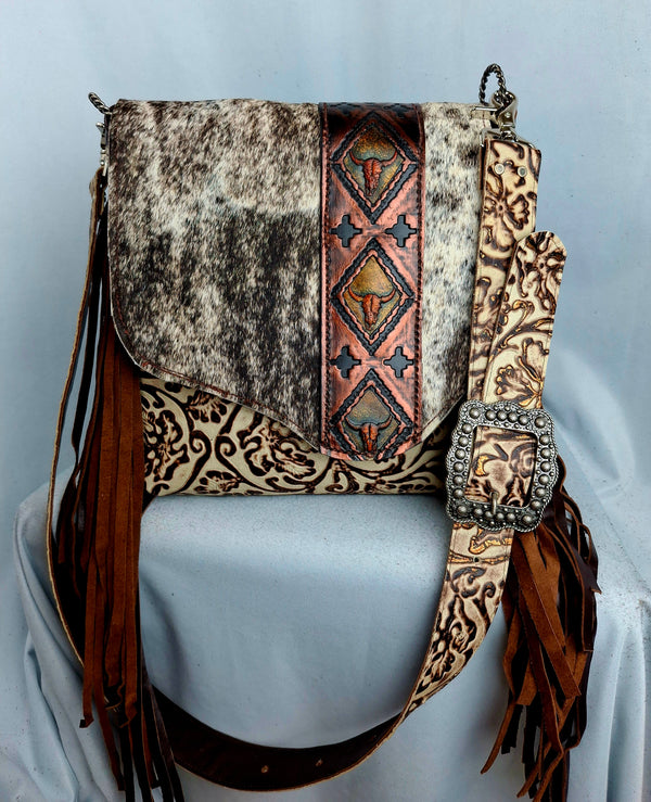Steerhead Flap Crossbody Bag