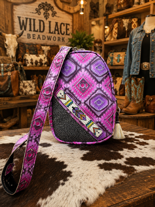 Wild Lace Beadwork Western Luxury Handbags Made in Gordon, Nebraska