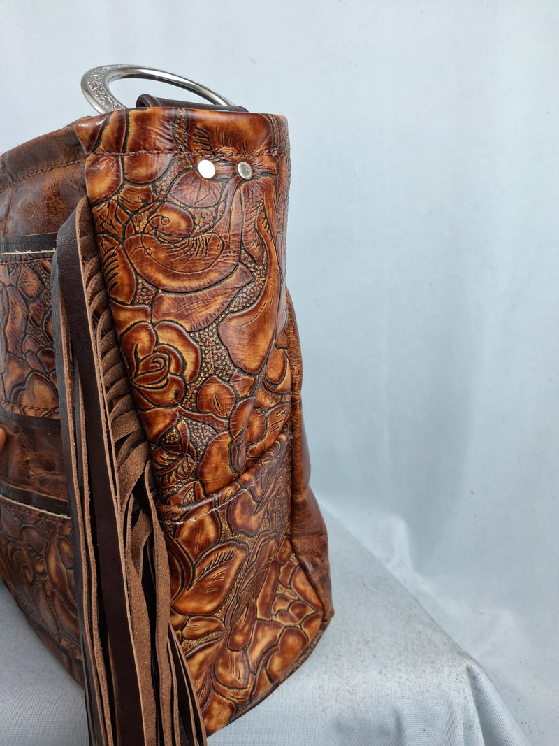 Rustic Rose Shoulder Bag