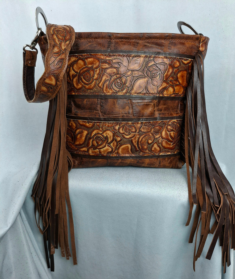 Rustic Rose Shoulder Bag