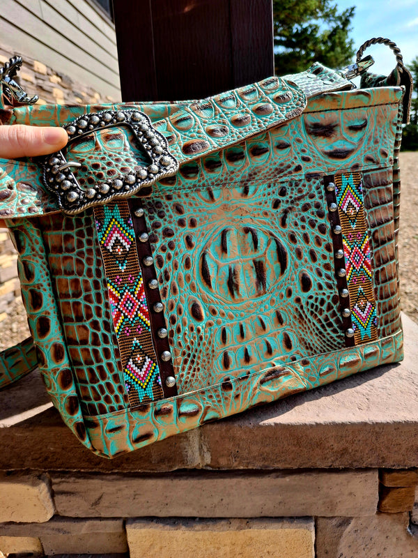 Handbeaded Icon Crossbody Bag