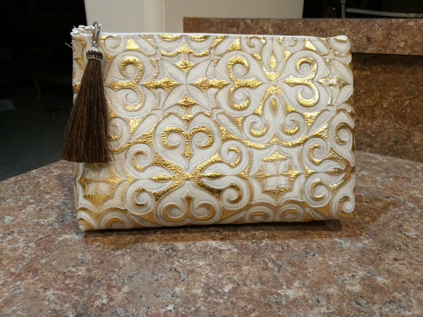 Gold Cosmetic Bag