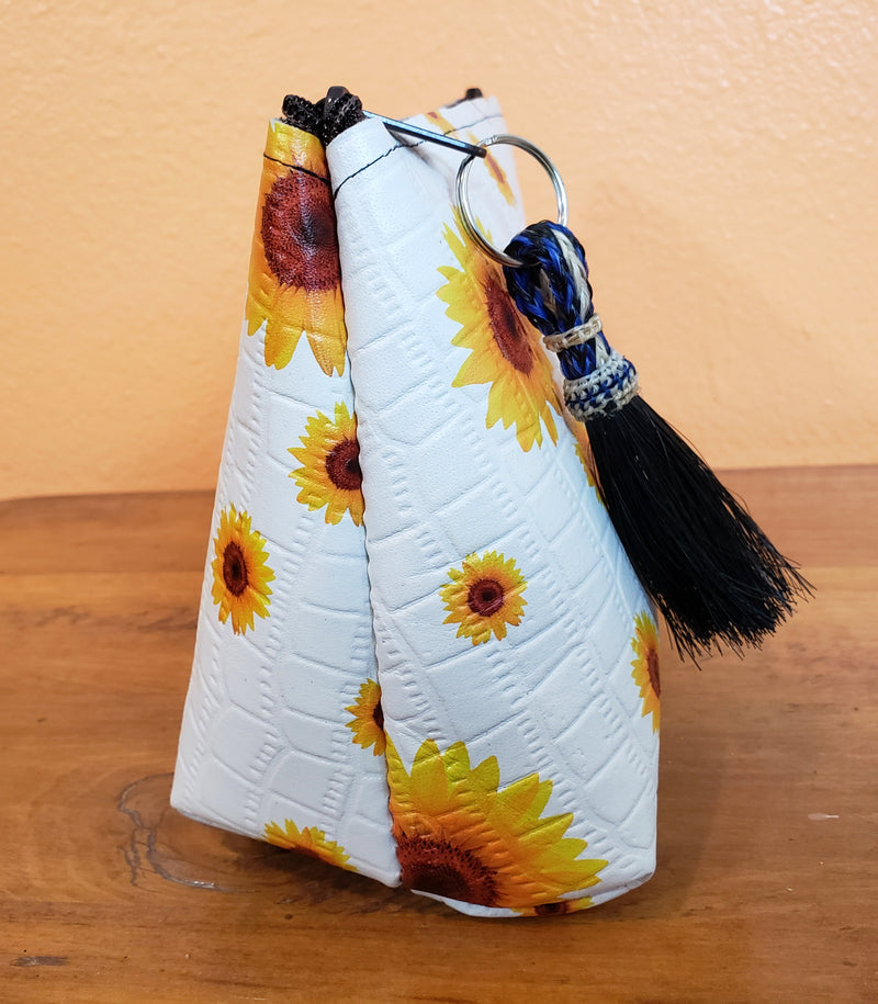 Sunflower Freestanding Cosmetic Bag