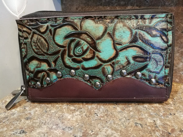 Pre order Roses Organizer Wallet. Ships in one week.