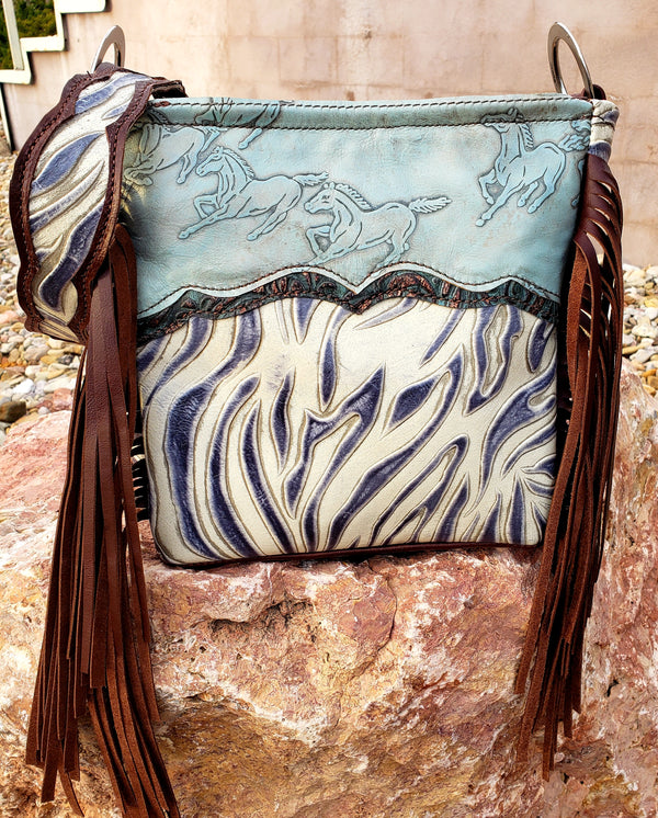 Exotic Running Horse Shoulder Bag