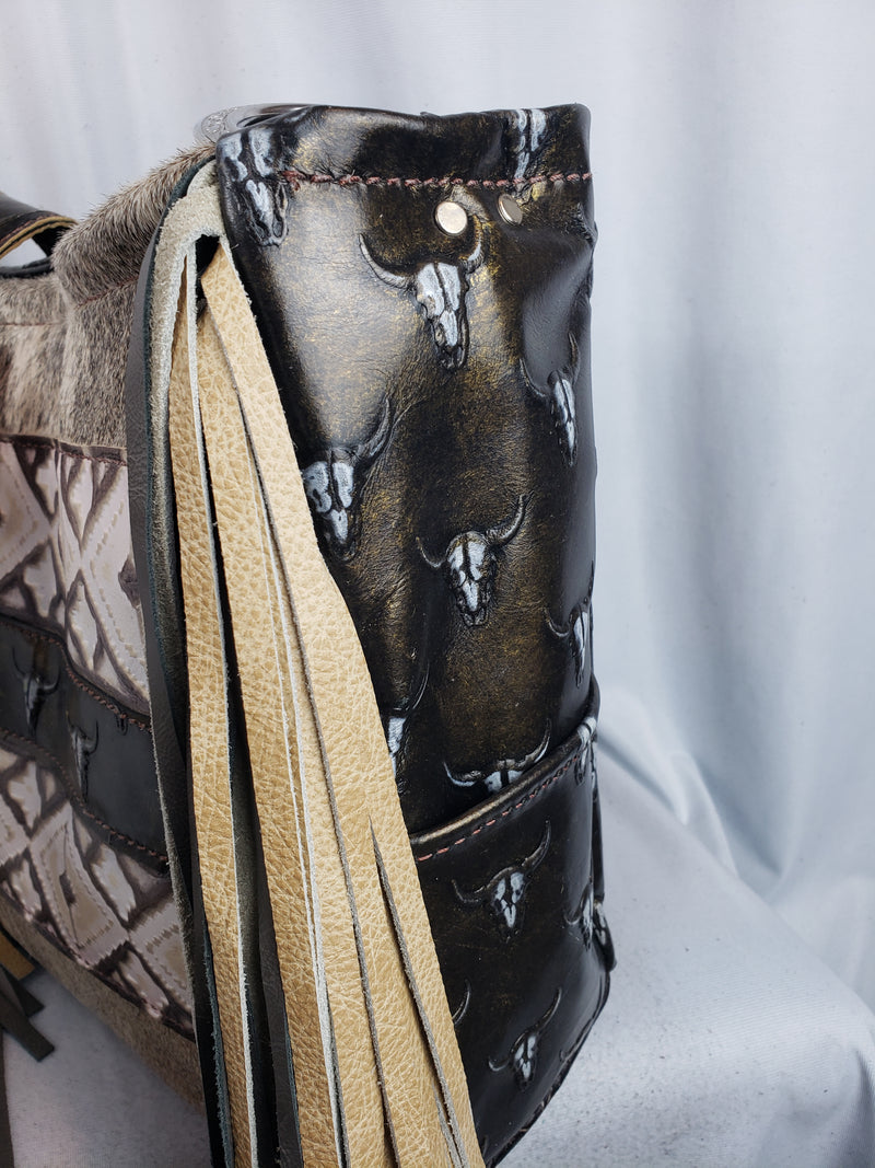 Navajo Steerhead Tote Shoulder Bag